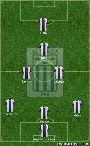 C Alianza Lima football formation