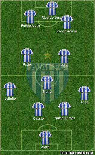 Avaí FC Formation 2012