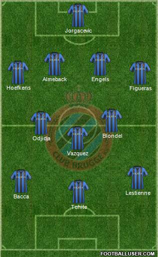 Club Brugge KV Formation 2012