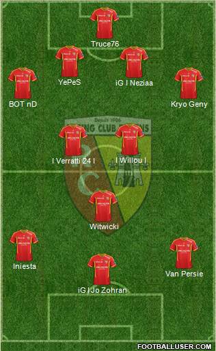Racing Club de Lens Formation 2012