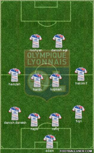 Olympique Lyonnais Formation 2012