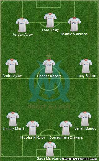 Olympique de Marseille Formation 2012
