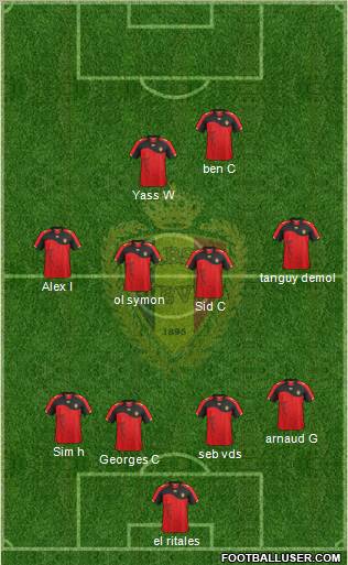 Belgium Formation 2012