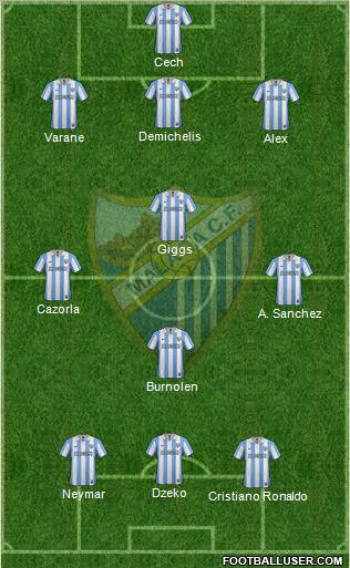 Málaga C.F., S.A.D. Formation 2012