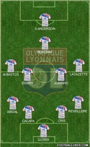 Olympique Lyonnais Formation 2012