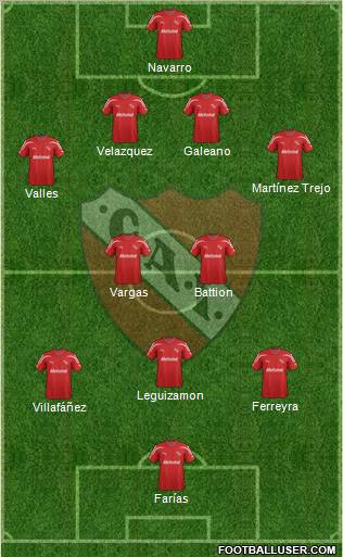 Independiente Formation 2012