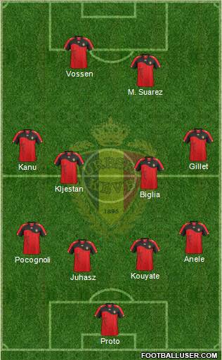 Belgium Formation 2012