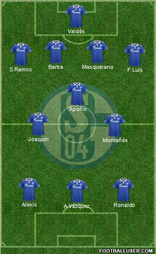 FC Schalke 04 Formation 2012