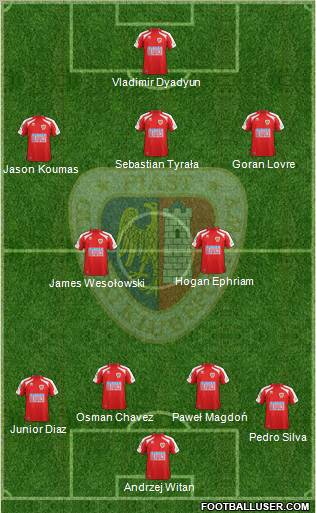 Piast Gliwice Formation 2012