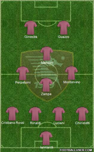 Salernitana Formation 2012