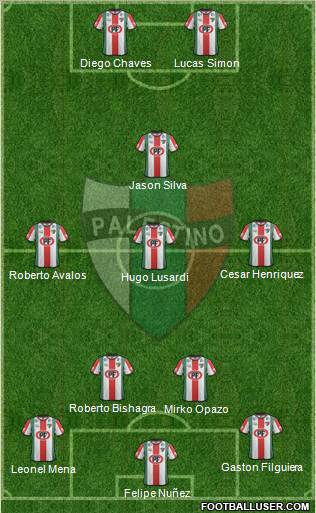 CD Palestino S.A.D.P. Formation 2012