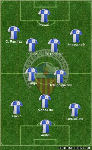 C.E. Sabadell Formation 2012