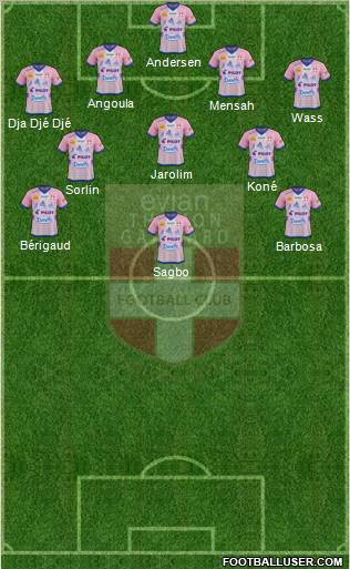 Evian Thonon Gaillard Football Club Formation 2012
