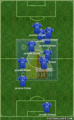 Levski (Sofia) Formation 2012