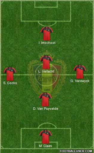 Belgium Formation 2012