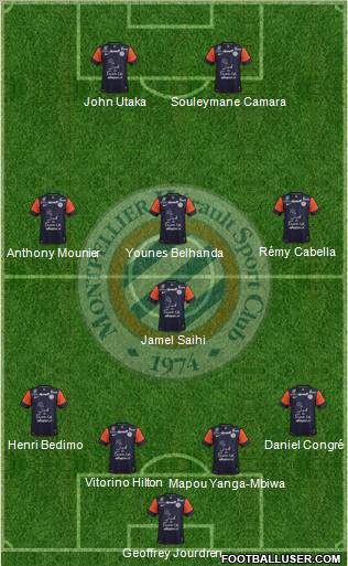 Montpellier Hérault Sport Club Formation 2012