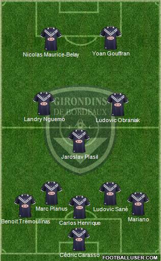 FC Girondins de Bordeaux Formation 2012