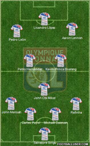 Olympique Lyonnais Formation 2012