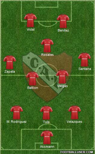 Independiente Formation 2012