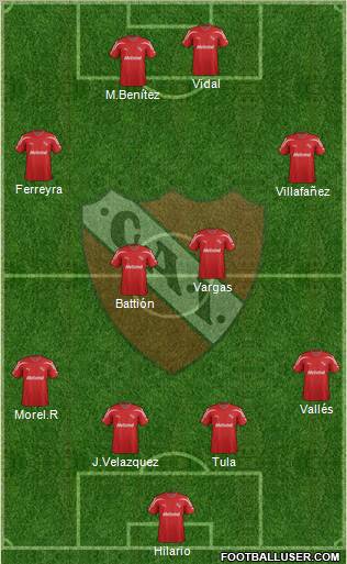 Independiente Formation 2012