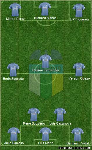 CD O'Higgins de Rancagua S.A.D.P. Formation 2012