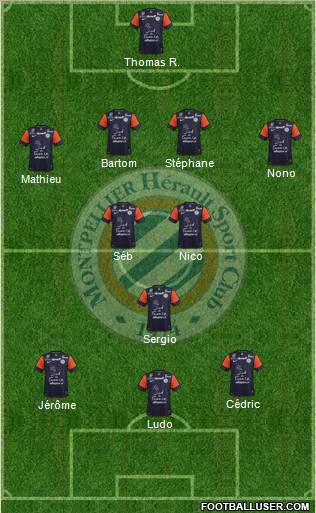 Montpellier Hérault Sport Club Formation 2012