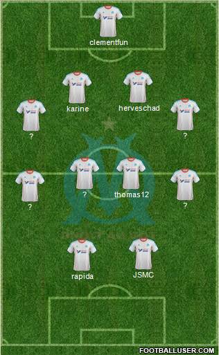 Olympique de Marseille Formation 2012