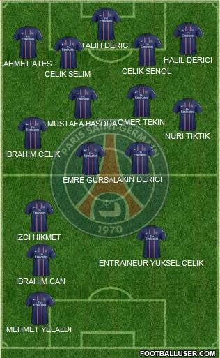 Paris Saint-Germain Formation 2012