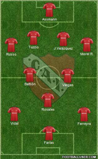 Independiente Formation 2012