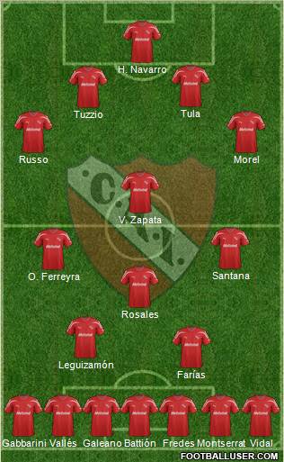 Independiente Formation 2012