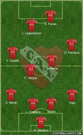 Independiente Formation 2012