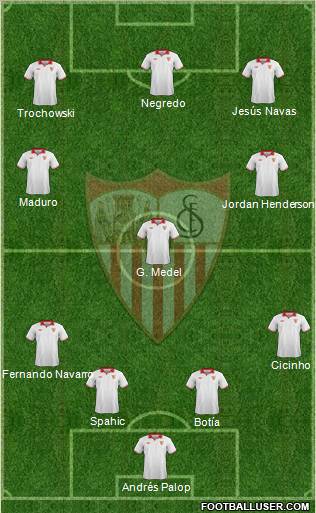 Sevilla F.C., S.A.D. Formation 2012