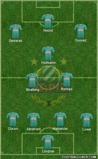 SK Rapid Wien Formation 2012