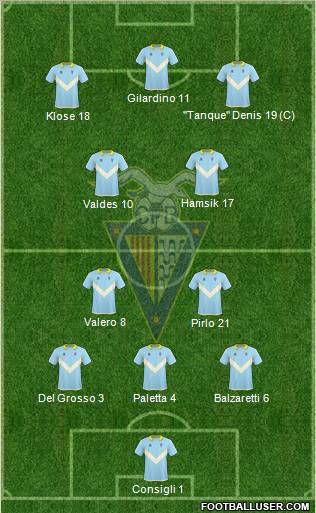 C.F. Badalona Formation 2012