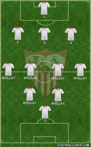 Sevilla F.C., S.A.D. Formation 2012