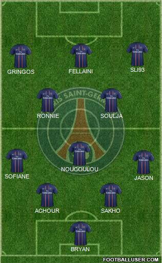 Paris Saint-Germain Formation 2012