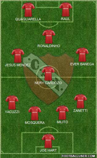 Independiente Formation 2012
