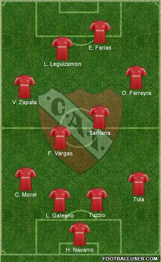 Independiente Formation 2012