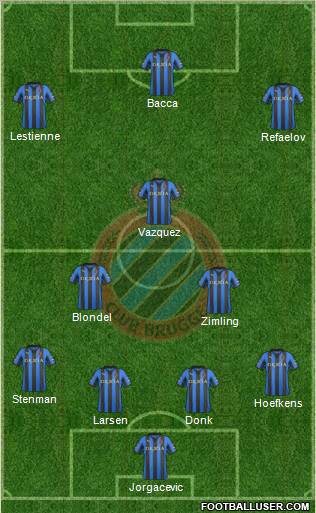 Club Brugge KV Formation 2012