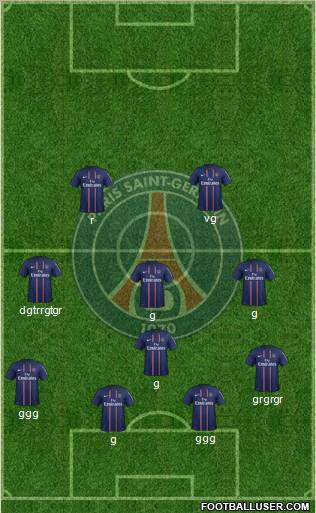 Paris Saint-Germain Formation 2012