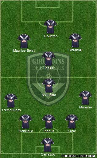 FC Girondins de Bordeaux Formation 2012