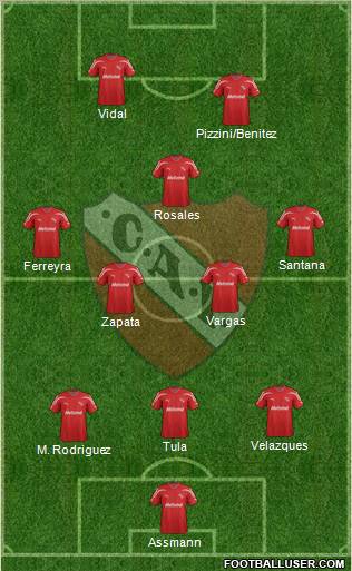 Independiente Formation 2012