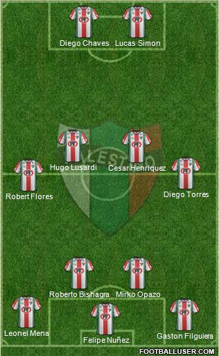 CD Palestino S.A.D.P. Formation 2012