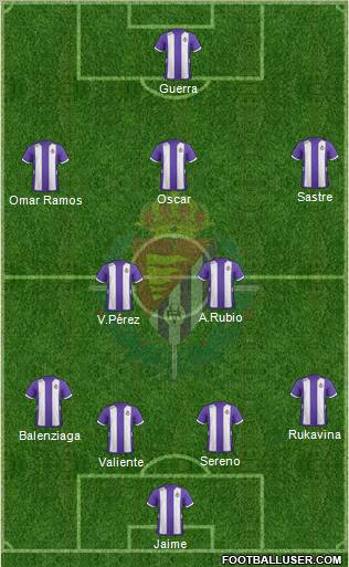 R. Valladolid C.F., S.A.D. Formation 2012