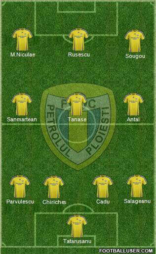 SC FC Petrolul Ploiesti Formation 2012