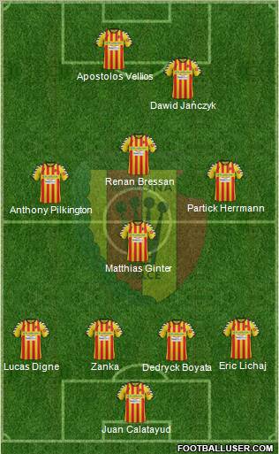 Korona Kielce Formation 2012