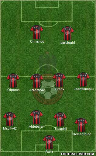 OGC Nice Côte d'Azur Formation 2012