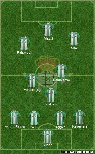 Real Betis B., S.A.D. Formation 2012