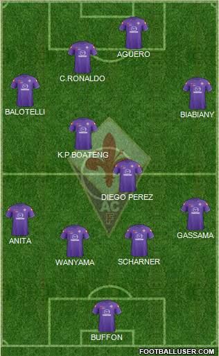 Fiorentina Formation 2012