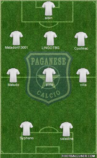 Paganese Formation 2012
